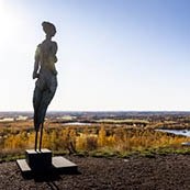 Konst på hög, skulptur av Rikard Brixel, foto: Terése Clason Sundh