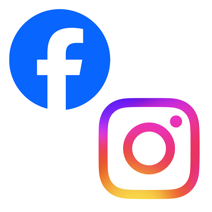 Facebook och Instagram logo